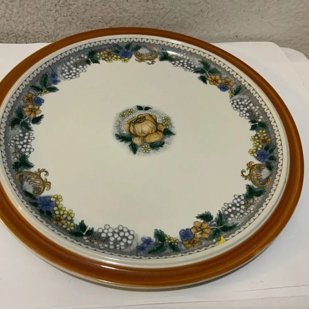 Goebel Country Burgund Bavaria West Germany Serving Platter 12.5”